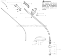 Page C Diagram and Parts List for FEATHERLITE LE Type 2 Weed Eater Trimmer